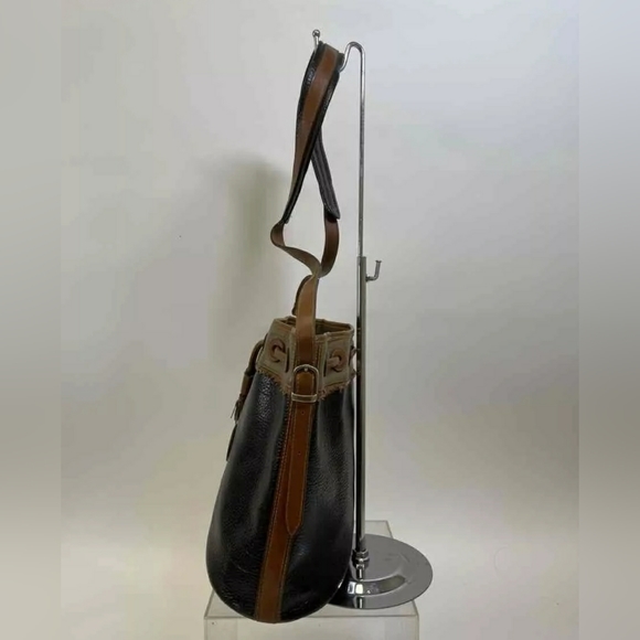 Dooney & Bourke Vintage Y2k Teton Drawstring Bucket Purse Handbag - Picture 3 of 8